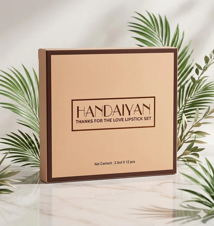 HANDAIYAN "Thanks for the Love" 12-Piece Matte Lipstick Set