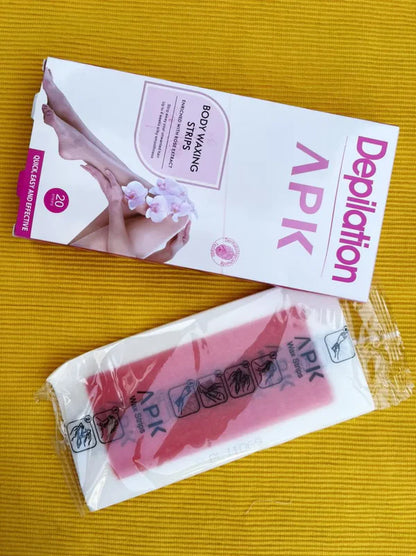 APK Depilation Quick Easy & Effective Body Waxing Strips 10pcs